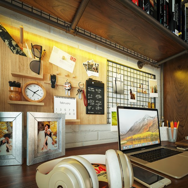 Workplace WP3 3D - TurboSquid 1768883