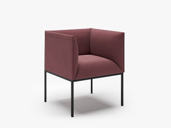3D upholstered sharp armchair sofa model - TurboSquid 1372060