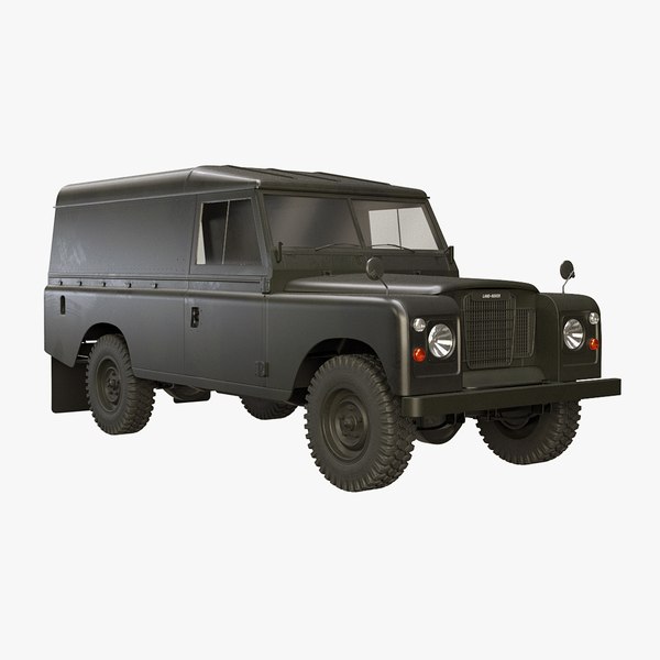Land Rover Series III Army Van Long Wheel Base 3D model
