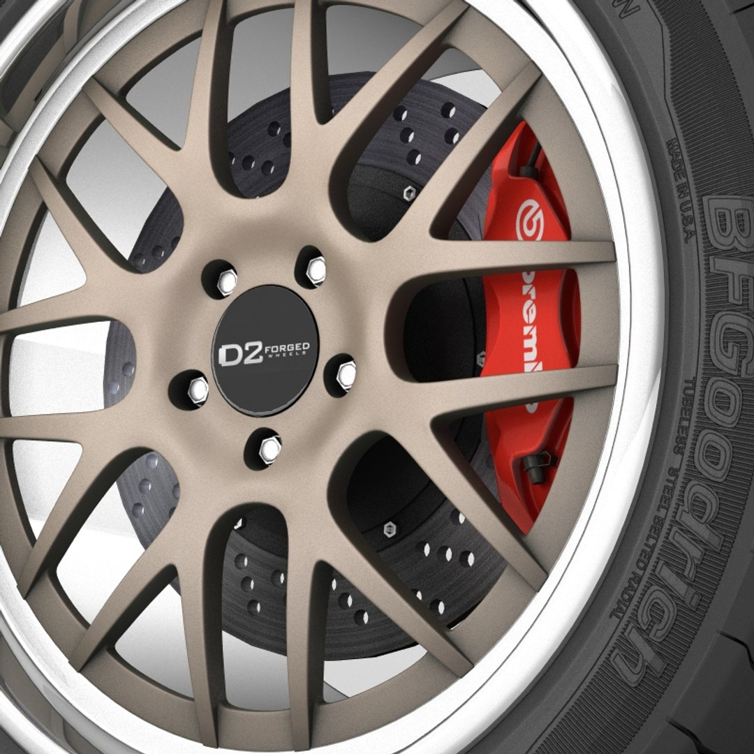 Dforged2 Rim Tyre 3d 3ds