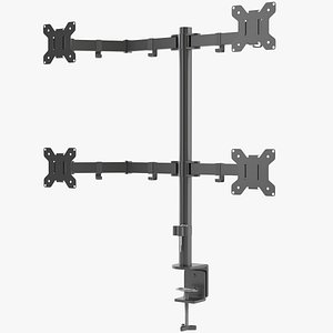 Quad Monitor Desk Mount