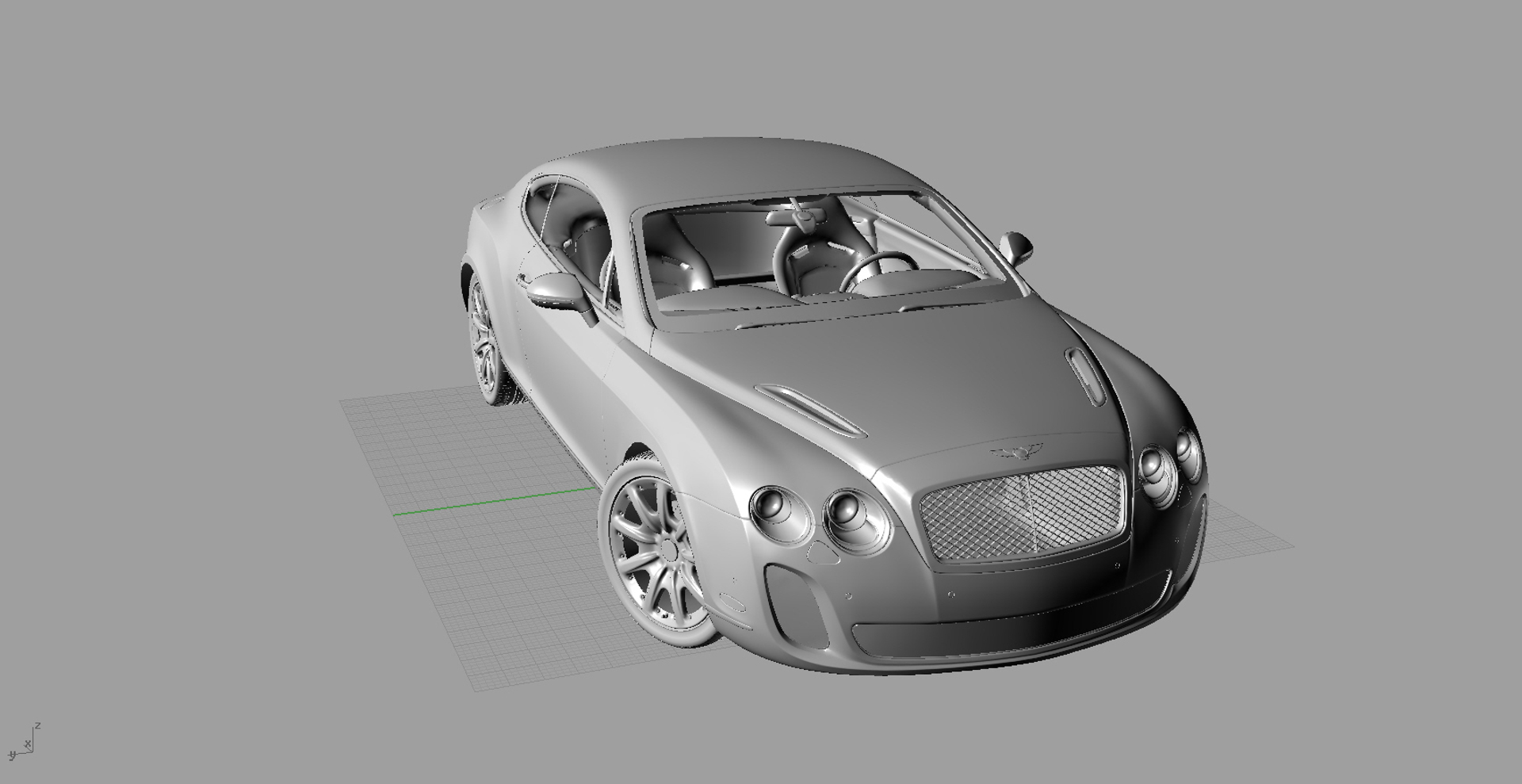 dwg bentley continental supersports 2010