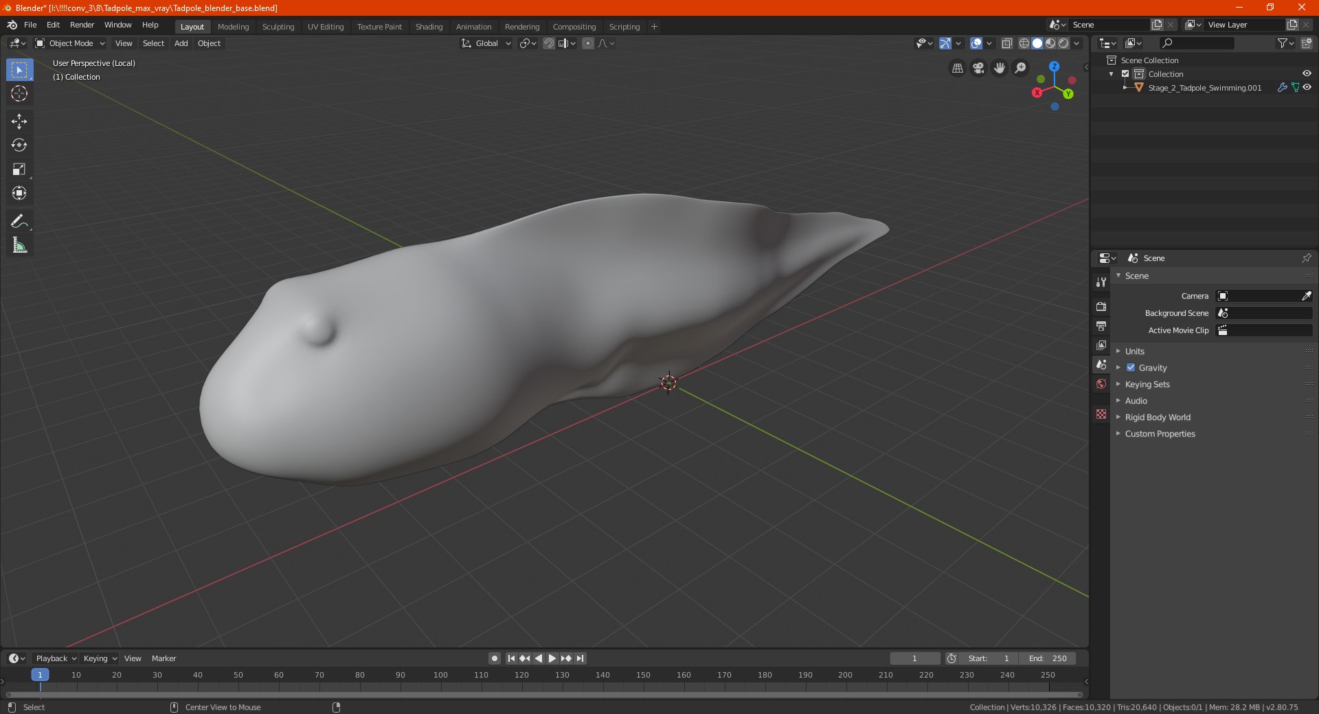 Tadpole 3D model https://p.turbosquid.com/ts-thumb/Ph/lCO48V/SY/tadpole3dsmodel022/jpg/1618449793/1920x1080/fit_q87/5326c9cb2abc4a265cb32066f7b776a183300884/tadpole3dsmodel022.jpg