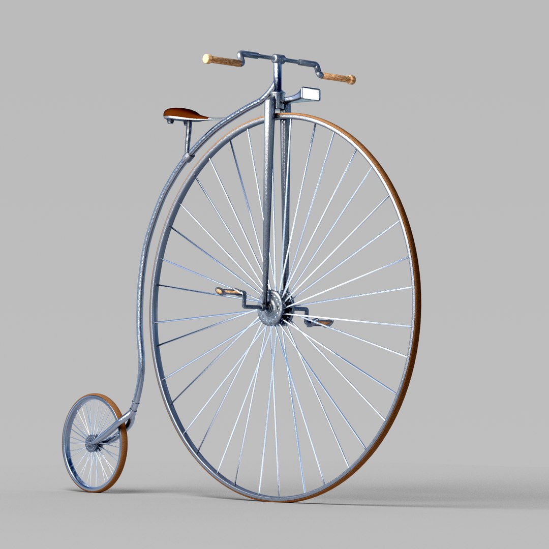 Penny farthing Bicycle 3D Model TurboSquid 1536212