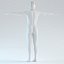 human man 3d model