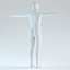 human man 3d model