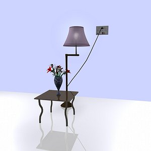 lamp pot 3d obj