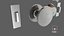 3D knob set door