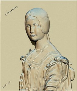 3D original belle leonardo da model