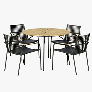 jysk RANGSTRUP NABE tabel chair 3D model