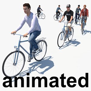 Low Poly Cyclists