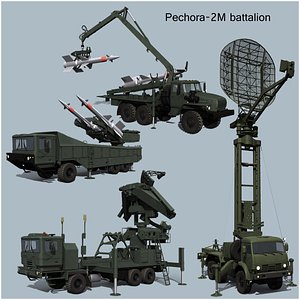 3D Pechora-2M battalion model
