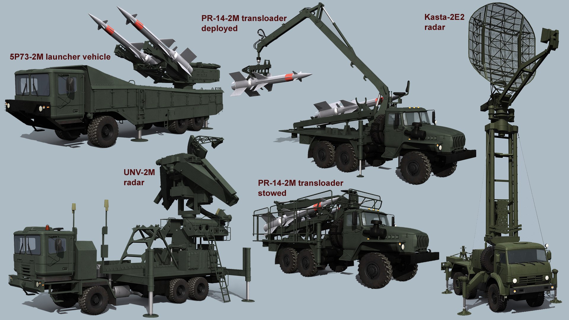 3D Pechora-2M battalion model - TurboSquid 1921314