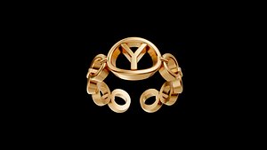 letter y ring
