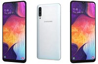 Samsung Galaxy A50 White Low Poly
