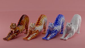 3D Tiger figurine
