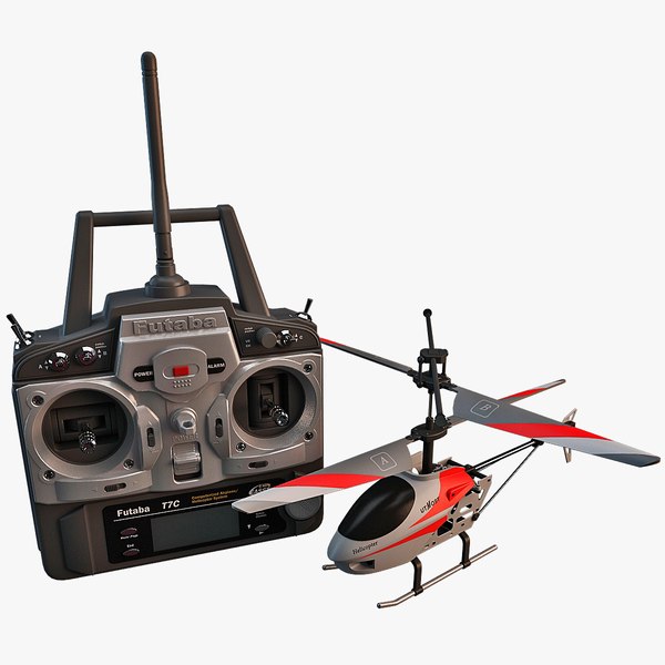 utmost mini helicopter set 3d model