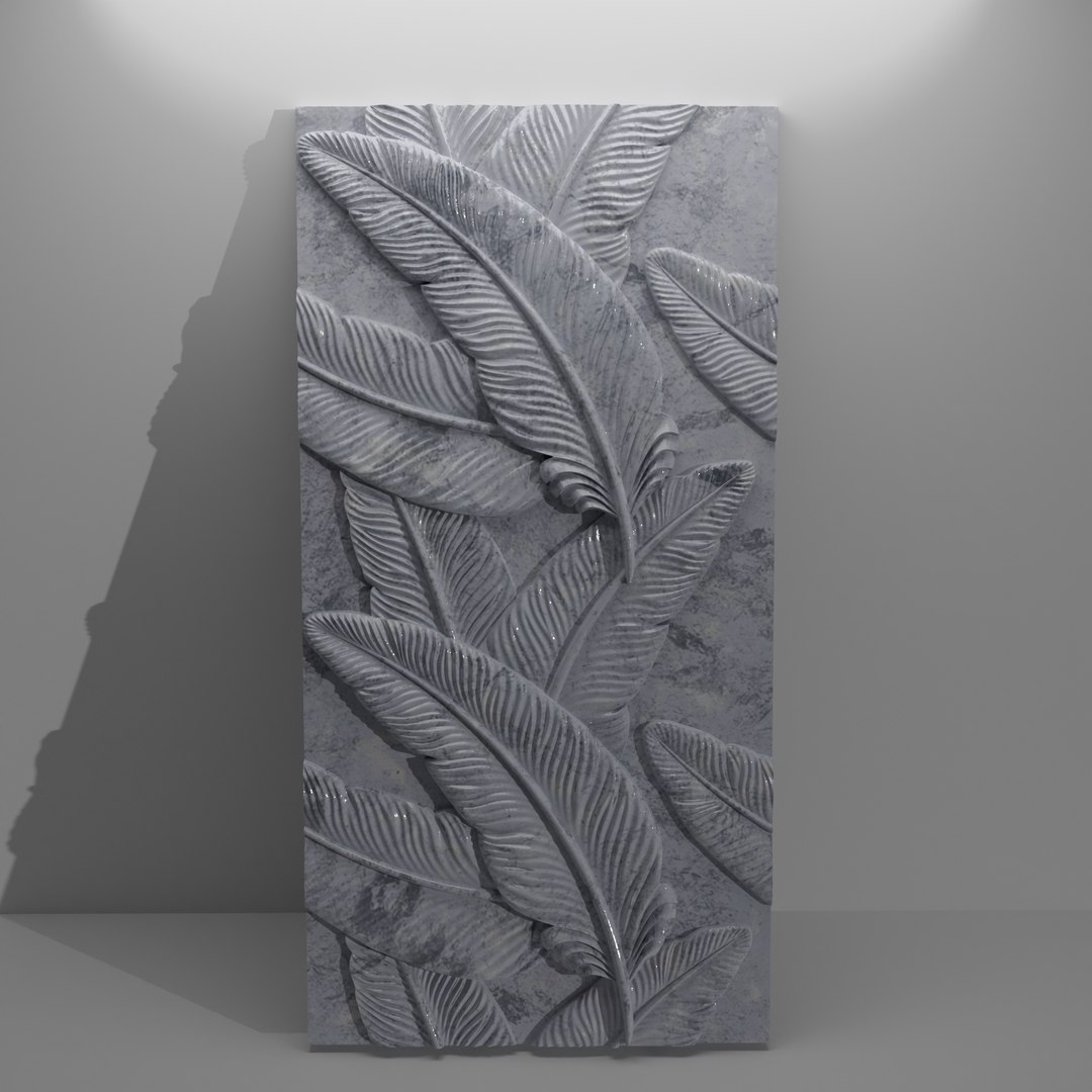 Feather Pattern 3D Model - TurboSquid 2224387