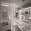 3d futuristic sci fi laboratory
