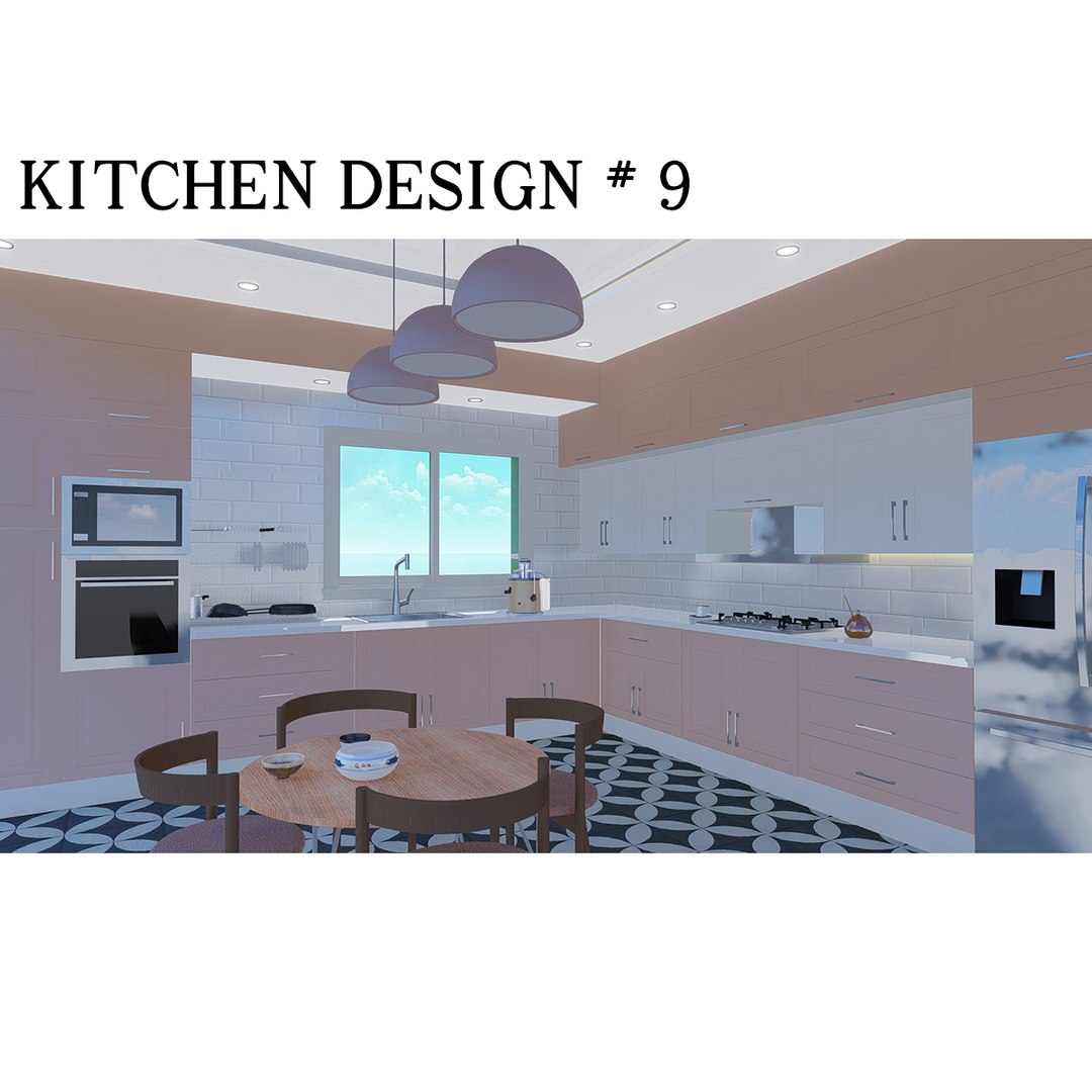KITCHEN DESIGN 3D - TurboSquid 2015785