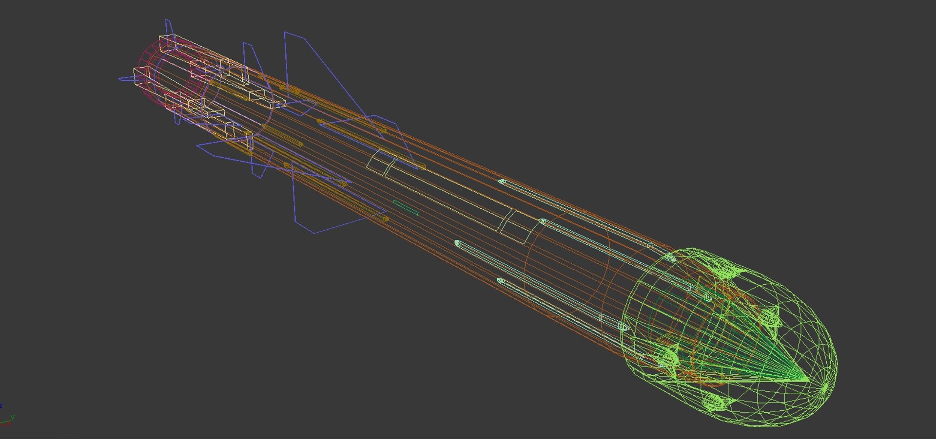 Brahmos Missile 3d 3ds