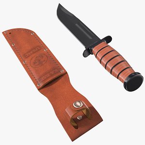 Ka Bar USMC Mark II Utility Knife with Sheath