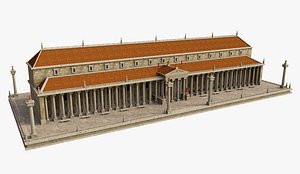 3D model Ancient Roman Building
