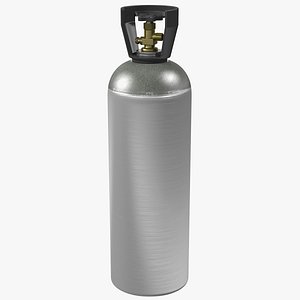 3D beverage gas supplies cylinder model