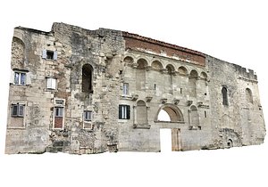 3D model Ancient Walls Architecture 16K
