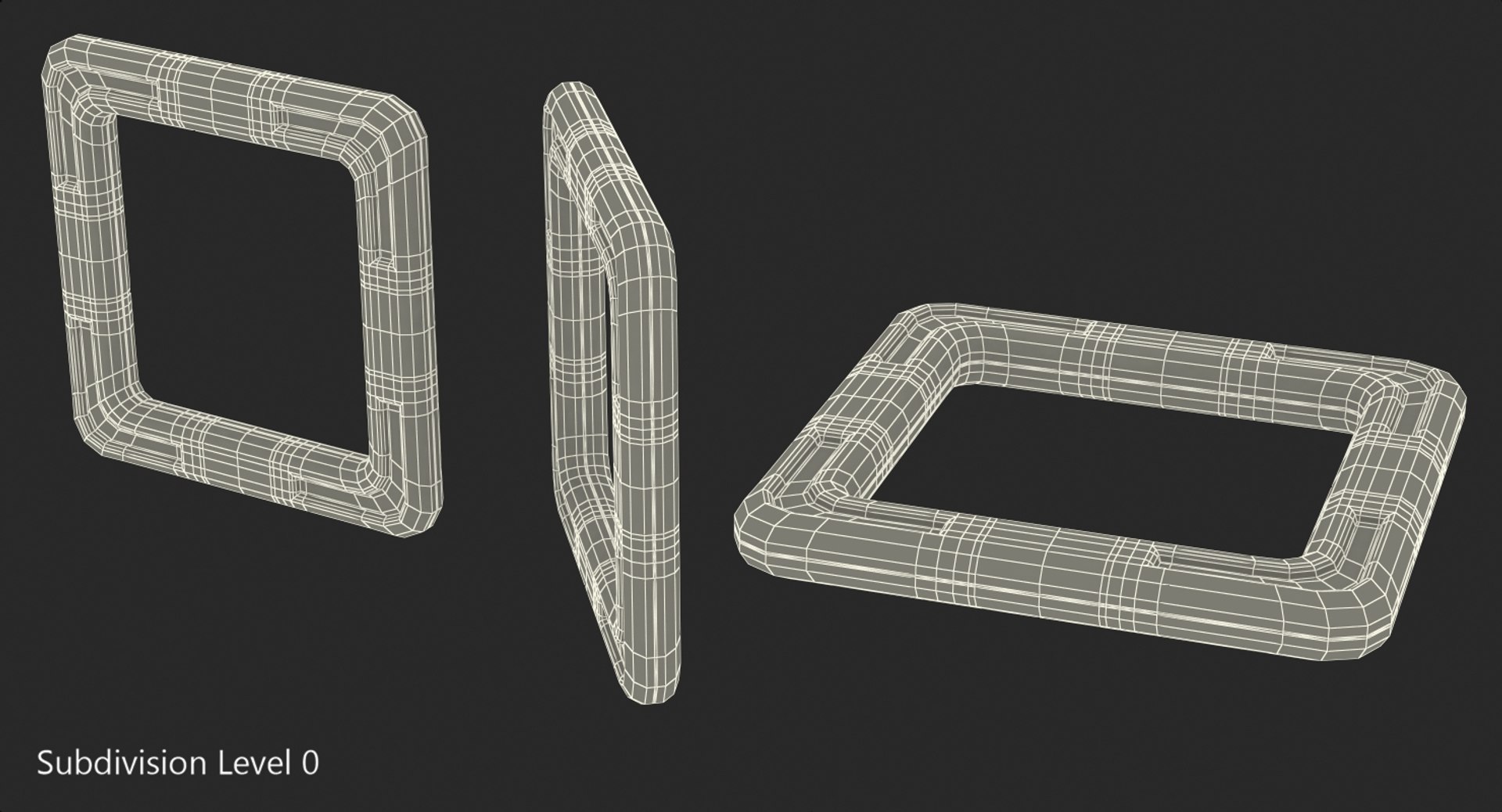 designer colored rectangles 3D model TurboSquid 1337496