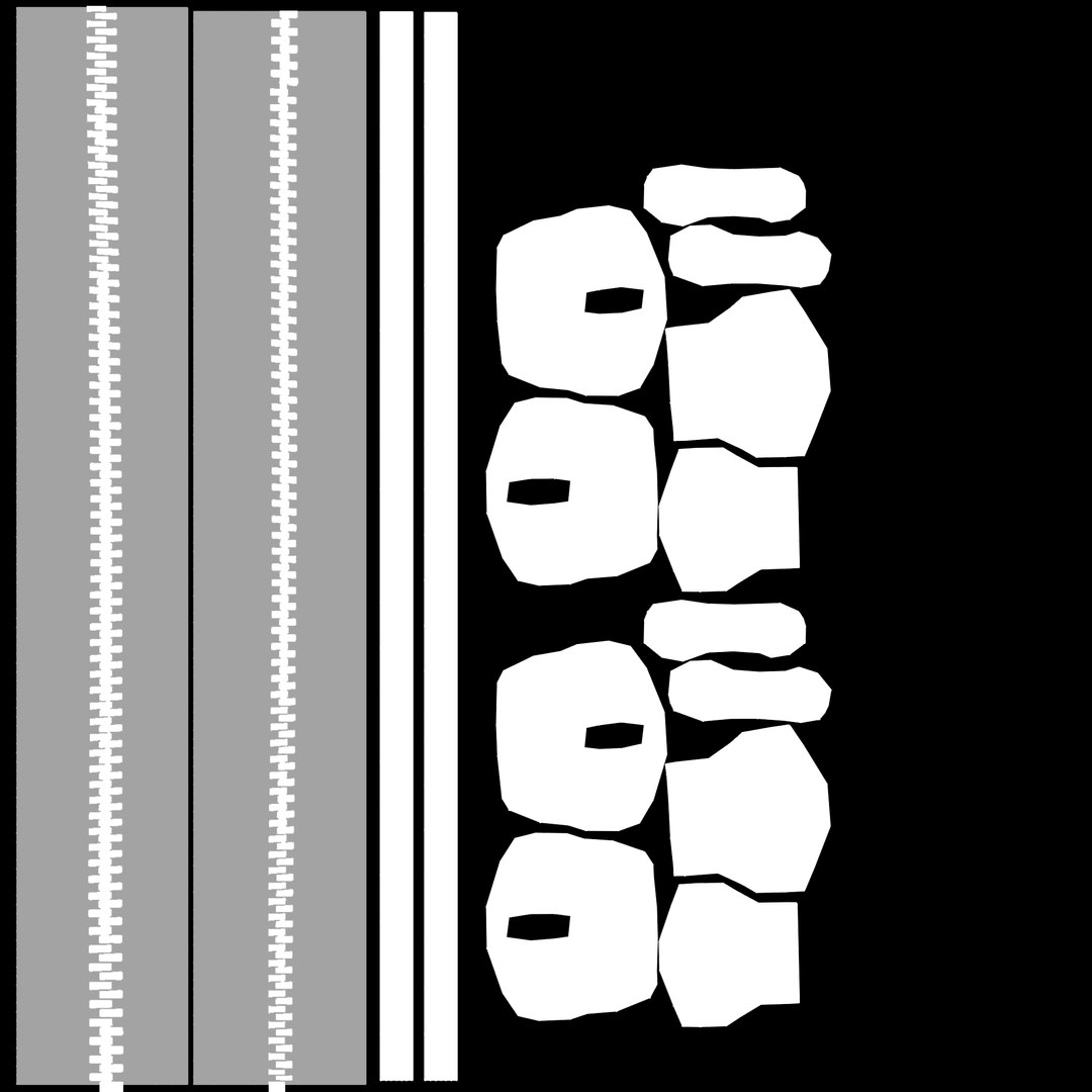 3D Zip Collar Necklace Model TurboSquid 1953702