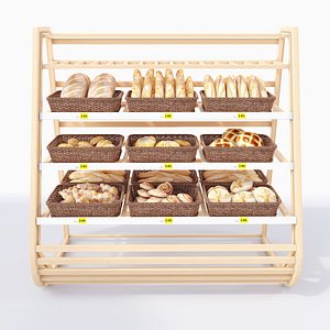 bread stand 3D
