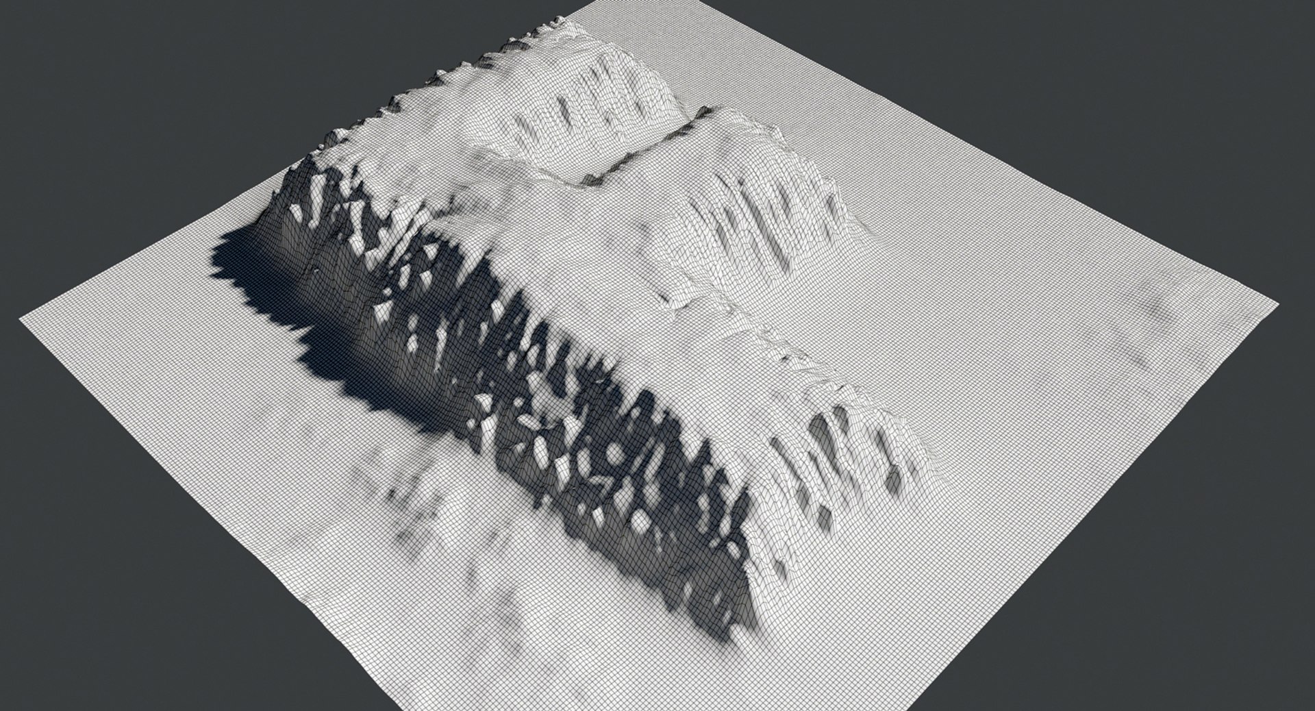 Alphabet Terrain 3D Model - TurboSquid 1187933