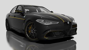 3D Alfa Romeo Giulia Quadrifoglio Manhart QV600