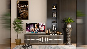 3D model TV Cabinet