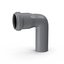Grey 90 Degree PVC Pipe