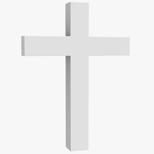 3D cross christ model