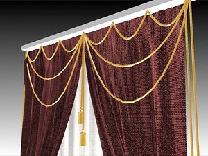 3ds max curt curtain