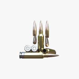 3D 68x51mm 277 Sig Fury NGSW Cartridge