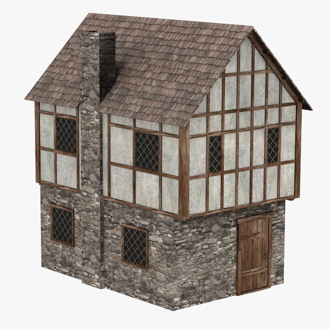 medieval houses 3d max