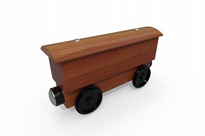 toy train car 3D