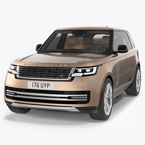 Range Rover 2022 Lights On 3D
