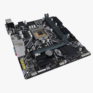PC motherboard microATX Mk02 3D