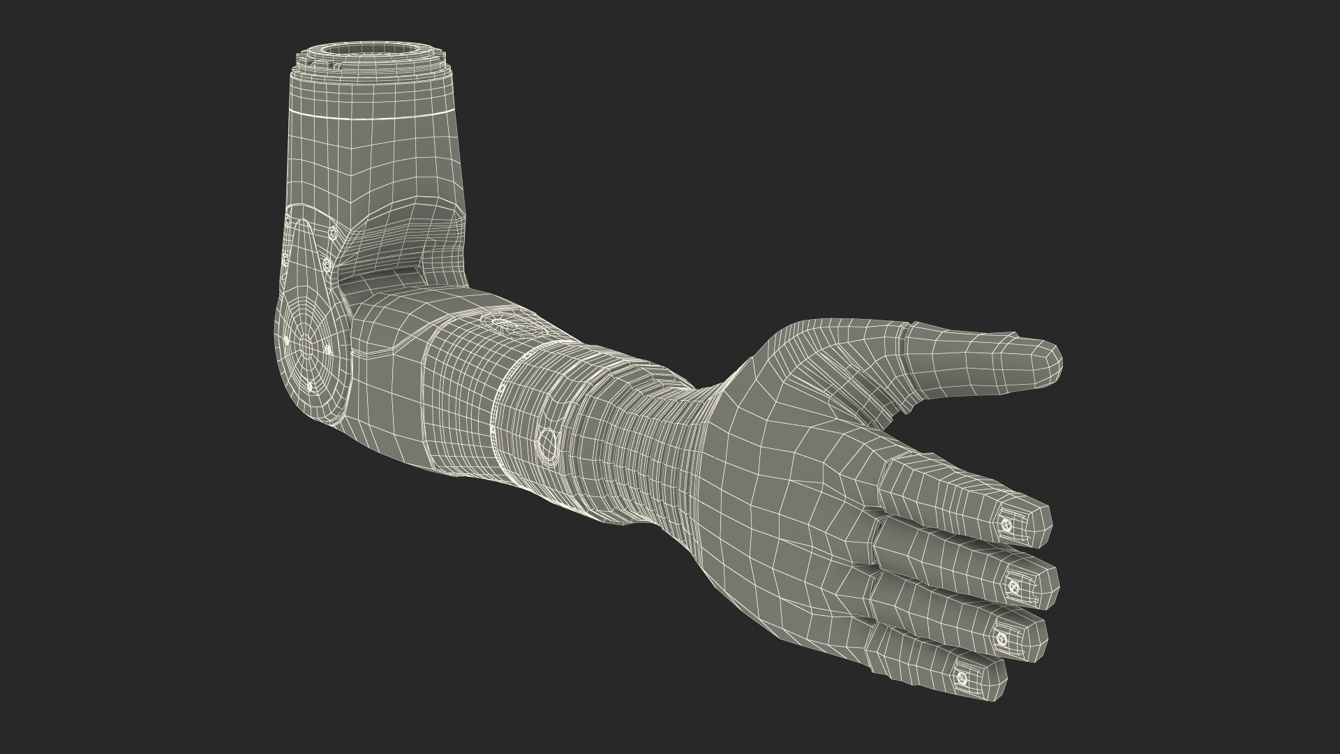 3D Bionic Arm With Elbow Deka Rigged For Cinema 4D - TurboSquid 2077059