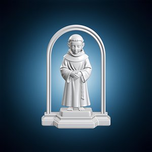 3D Saint Charbel Shrine Stand 3D Printable Model