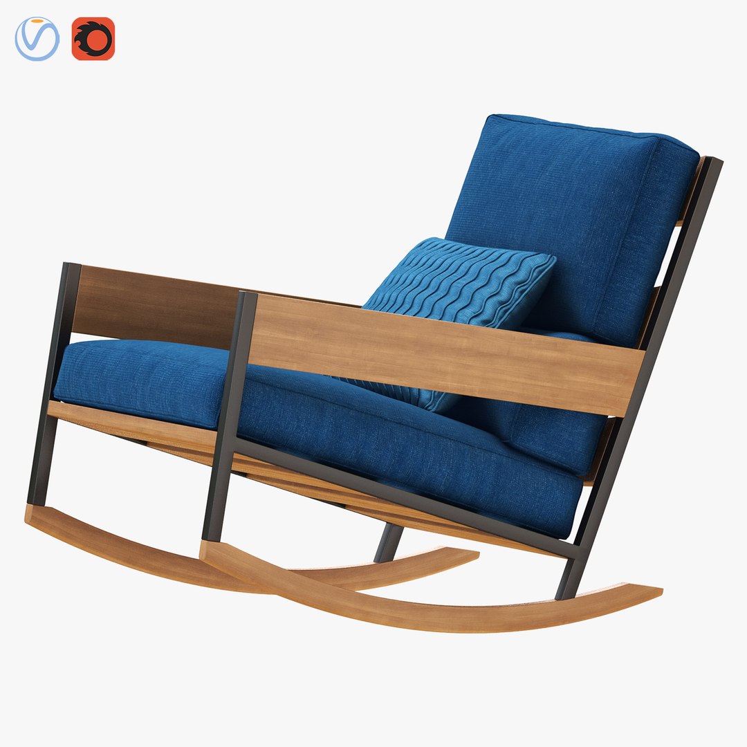 NAP Rocking Chair - RODA 3D Model - TurboSquid 2104852