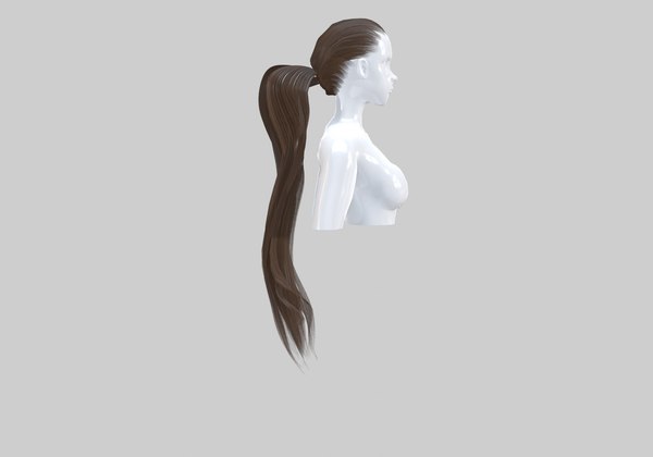 Wavy Female Hairstyle - 3D Model by nickianimations