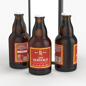Beer Bottle San Servolo 330ml 2022 3D model