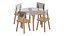 Pottery Barn Nico and Yeye Acrylic Table and Back Chairs