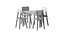 Pottery Barn Nico and Yeye Acrylic Table and Back Chairs